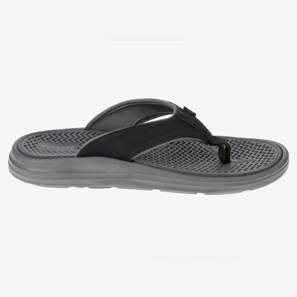 DOCKERS MENS FLIP FLOPS SPORTS SANDALS  CANVAS THONG POOL SIDE OUTDOOR 7/8
